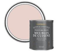 Rust-Oleum Peinture Rose pour Meubles de Cuisine, Finition Satinée - Champagne Rosé 750ml