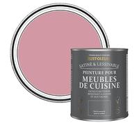 Rust-Oleum Peinture Rose pour Meubles de Cuisine, Finition Satinée - Rose Antique 750ml