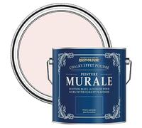 Rust-Oleum Peinture Rose pour Murs & Plafonds Chalky - Rose de Chine 2.5L