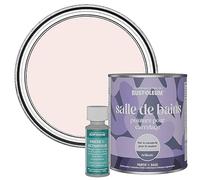 Rust-Oleum Peinture Rose Résistante à l'eau pour Carrelage de Salle de Bain, Finition Brillante - Rose de Chine 750ml
