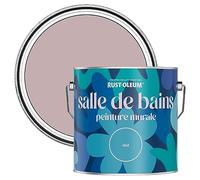 Rust-Oleum Peinture Rose Résistante à l'eau pour Murs de Salle de Bains, Finition Mate - Lumière Tamisée 2.5L