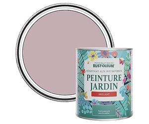 Rust-Oleum Peinture Rose Résistante à l'humidité pour Jardins, Finition Brillante - Lumière Tamisée 750ml