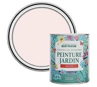 Rust-Oleum Peinture Rose Résistante à l'humidité pour Jardins, Finition Brillante - Rose de Chine 750ml