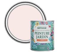 Rust-Oleum Peinture Rose Résistante à l'humidité pour Jardins, Finition Satinée - Rose de Chine 750ml