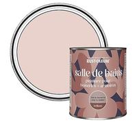Rust-Oleum Peinture Rose Résistante à l'humidité pour Meubles de Salle de Bains, Finition Brillante - Champagne Rosé 750ml