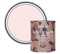 Rust-Oleum Peinture Rose Résistante à l'humidité pour Meubles de Salle de Bains, Finition Brillante - Vanille Fraise 750ml
