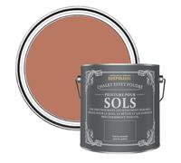 Rust-Oleum Peinture Rouge Résistante aux rayures pour Sols, Finition Mate - Sienne 2.5L