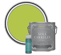 Rust-Oleum Peinture Verte Lessivable pour Sols Carrelés, Finition Mate - Citron Vert 2.5L