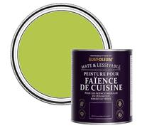 Rust-Oleum Peinture Verte Résistante à l'eau pour Faïence de Cuisine, Finition Mate - Citron Vert 750ml