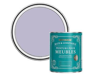 Rust-Oleum Peinture Violette Mate & Lessivable pour Meubles, Finition Mate - Glycine 750ml