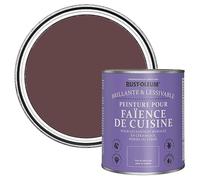 Rust-Oleum Peinture Violette Résistante à l'eau pour Faïence de Cuisine, Finition Brillante - Mûre 750ml