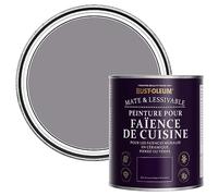 Rust-Oleum Peinture Violette Résistante à l'eau pour Faïence de Cuisine, Finition Mate - Iris 750ml