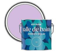 Rust-Oleum Peinture Violette Résistante à l'eau pour Murs de Salle de Bains, Finition Mate - Macaron 2.5L