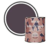 Rust-Oleum Peinture Violette Résistante à l'humidité pour Meubles de Salle de Bains, Finition Satinée - Jus de raisin 750ml