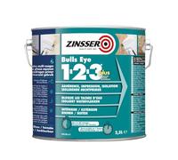Rust-Oleum Primaire anti-taches avant peinture Zinsser Bulls Eye 1-2-3 Plus - Blanc - Conditionnement 2,5L, Couleur BLANC
