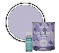 Rust-Oleum Purple Water-Resistant Bathroom Tile Paint In Matt - Wisteria 750Ml