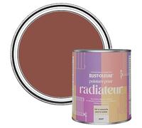 Rust-Oleum Rouge Peinture Résistante à la chaleur pour Radiateur, Finition Mate - Rouge Brique 750ml