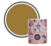 Rust-Oleum Yellow Moisture Resistant Bathroom Wood and Cabinet Paint in Gloss Finish - Wet Harvest 750ml