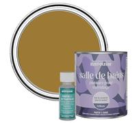 Rust-Oleum Yellow Water-Resistant Bathroom Tile Paint in Gloss Finish - Wet Harvest 750ml