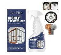 Rust Remover Heavy Duty for Metal,Highly Concentrated Rust Remover for Steel & Iron,Powerful RustRemover Heavy Duty Metal Cleaner,Powerful RustStain Remove-r for Tools,AutomotiveParts,Fast ActingRust