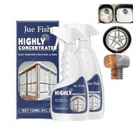 Rust Remover Heavy Duty for Metal,Highly Concentrated Rust Remover for Steel & Iron,Powerful RustRemover Heavy Duty Metal Cleaner,Powerful RustStain Remove-r for Tools,AutomotiveParts,Fast ActingRust