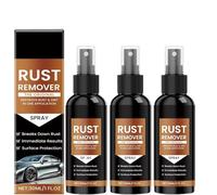 Rust Remover Spray for Metal, Multipurpose Rust Stain Remover, Long-Lasting Concentrated Effective Fast, Fast Acting Heavy Duty Rust Dissolver for Cars, Tools, Bolts & More (3 Pcs)
