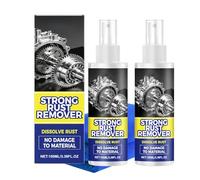 Rust Remover Spray for Metal, Rust Remover Spray Heavy Duty Metal Cleaner for Metals, Vehicles, Tools, Chains (2Pcs)