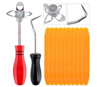 Rustark Kit de 12 outils d'installation de pare-brise, 10 outils de réglage de bâton, 1 outil d'installation de pare-brise décalé, 1 extracteur de goupille fendue pour installer les joints de