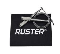 RUSTER SpeedofLight Corde à sauter réglable avec poignée en aluminium et câble de 3 m, Corde Lestée pour entraînement intense