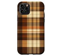 Rustic Brown Plaid Pattern Accessories Fall Collection Coque pour iPhone 11 Pro