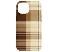Rustic Brown Plaid Pattern Accessories Fall Collection Coque pour iPhone 15