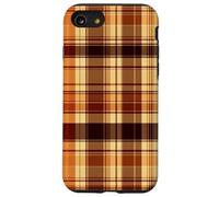 Rustic Brown Plaid Pattern Accessories Fall Collection Coque pour iPhone SE (2020) / 7/8