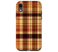 Rustic Brown Plaid Pattern Accessories Fall Collection Coque pour iPhone XR