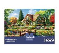 Rustic Cottage Garden_5 Carton Durable Jeu Interactif Amusant, Parfait pour Améliorer Les Capacités De Réflexion Et La Concentration 38x26cm/1000pcs