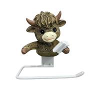 Rustic Cow Paper Towel Holder, Wall Mount, Farmhouse Kitchen Decorations