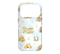 Rustic Farm Hay Wagon Horseshoe Meadow Aquarelle Coque pour iPhone 17 Pro