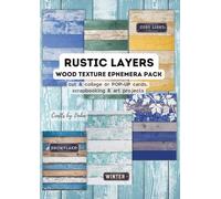 RUSTIC LAYERS. Wood Texture Ephemera Pack: for Scrapbooking, POP-UP cards & Art Projects