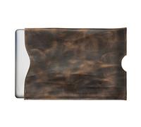 Rustic Leather Macbook Sleeve (15" Display) Handmade by Hide & Drink :: Bourbon Brown