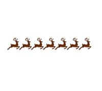 Rustic Light Up Reindeer Ornament - Wooden Christmas Reindeer Wall Decor | Christmas Wall Decorations For Living Room, Entryways, Party, Home, Holiday, Desk