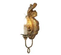Rustic Solid Wood Wall Lamp Vintage Cast Iron Wall Sconce Distressed Finish Wall Mounted Lighting Fixture for Farmhouse Bedroom Corr ng Room Dining Room Staircase