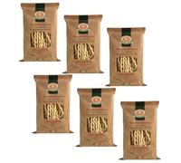 Rustichella d'Abruzzo | Fusilli Semola Blé Dur à l'armature | Pâtes Trafilées Bronze - 6 x 250 Gr | Pâtes italiennes artisanales séchées lentement basse température
