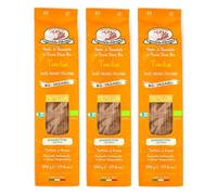 Rustichella d'Abruzzo | Pâtes Spaghettoni Semoule de Blé Dur Bio Timilia | Pâtes étirées au bronze, séchage lent à basse température - 3 x 500 gr | Pâte de blé 100% italiennes