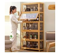 RusticWineBarCabinetFerme Cuisine Placard & BoissonsBar pour Liqueur et VerresBuffetBuffetBuffetBuffetBuffet avec RangementRackforSalle à Manger & Usage domestique