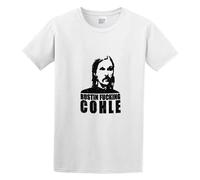 Rustin Fucking Cohle True Detective Mens Short Sleeve White L