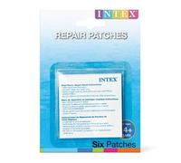 Rustine de réparation - Intex - 6 feuilles de 49cm² - Pour piscine hors-sol - À partir de 14 ans