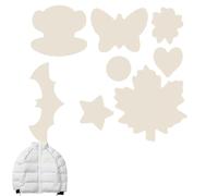 Rustine de réparation pour doudoune - Autocollant en tissu, pré-découpé, autocollant, imperméable et indéchirable en polyester pour réparer les trous dans les vêtements et les tentes