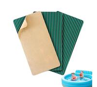 Rustine pour Bâche de Piscine - 3X Kit de Réparation avec Patchs pour Couverture de Sécurité de Piscine - Toile Adhésive Résistante aux Déchirures et Découpable pour Spa, Étang et Bassin