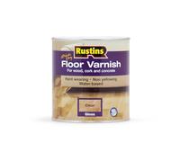 Rustin's (AFCS1000) Vernis pour sol - Séchage rapide - Incolore - Satiné - 10-12m²/L - 1L