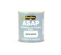 Rustin's (ASAPWH500 - Toute le peinture de surface - Intérieur et extérieur - Séchage rapide - finition satinée - Blanc - 500ml