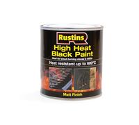 Rustins HRBL500 Peinture haute température Noir 500 ml